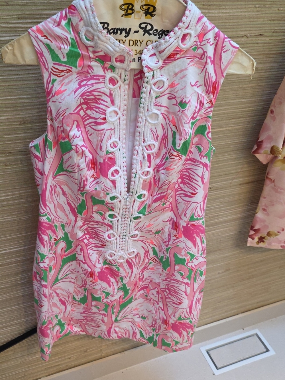 Lilly Pulitzer Alexa style  flamingo print Shift in size four
